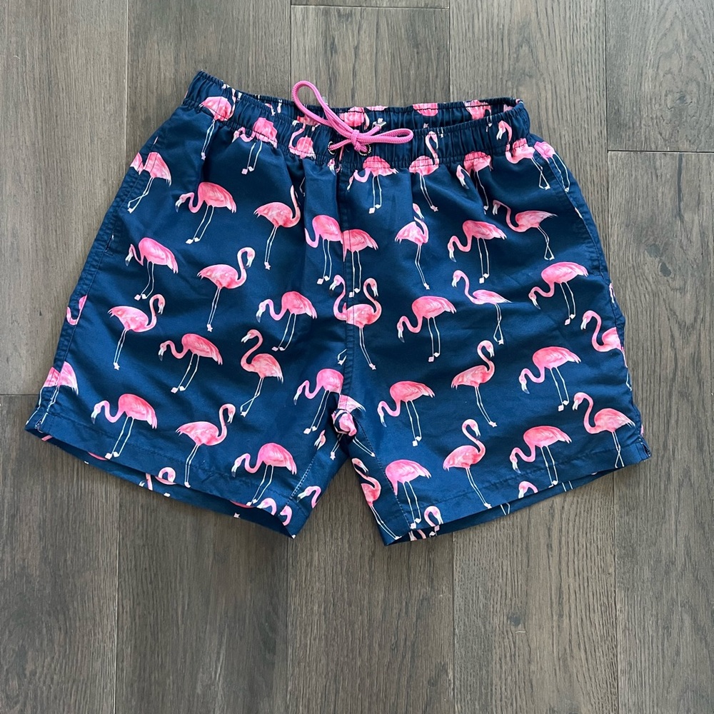 Frank’s Flamingo Swim Trunks